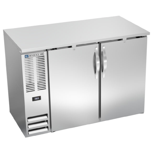 Beverage Air BBN48HC-F-S - Refrigerated Food Rated Back Bar Storage Cabinet, Two-section