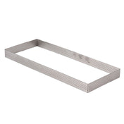 JB Prince M677 11 De Buyer Valrhona Tart Ring 11" X 4-1/2" X 3/4"H Rectangle