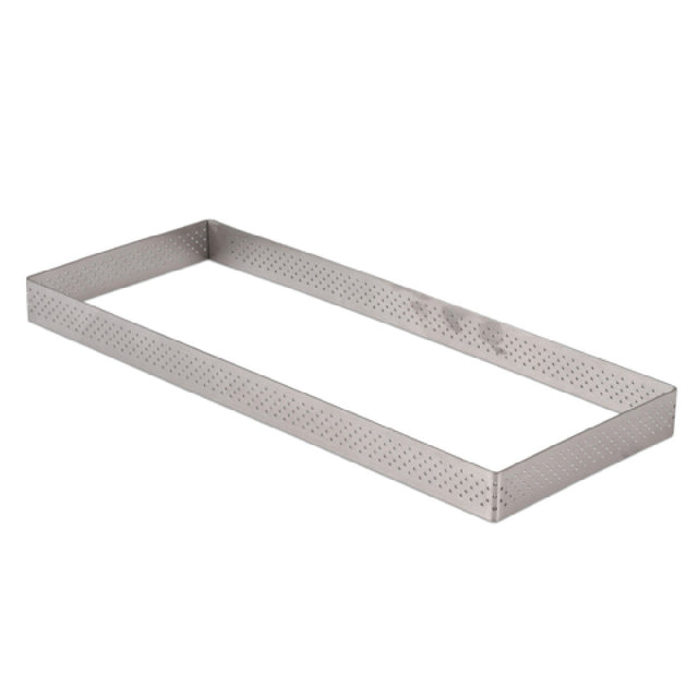 JB Prince M677 11 De Buyer Valrhona Tart Ring 11" X 4-1/2" X 3/4"H Rectangle