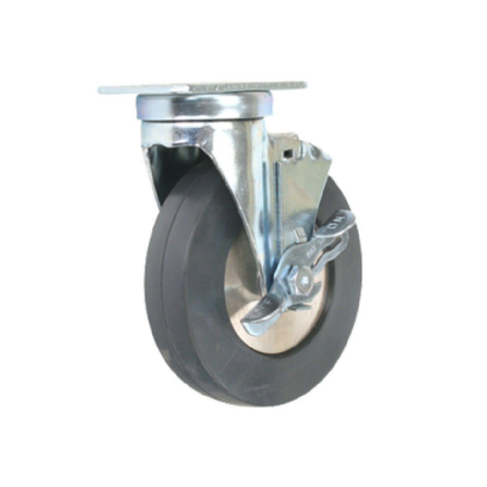 Forbes Industries 1618\1618BK 5" Special Grey Wheel & Swivel Caster (1618-S) With Brake