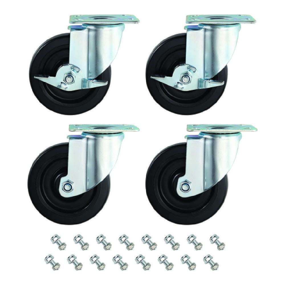 Hubert 47187 - Kratos Ranges Caster Set (4)