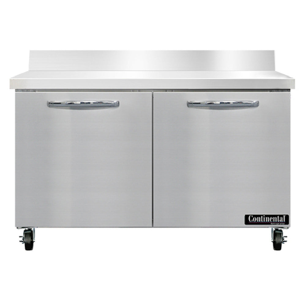 Continental Refrigerator SW48NBS Work Top Refrigerator 48"W 13.4 Cu Ft Capacity