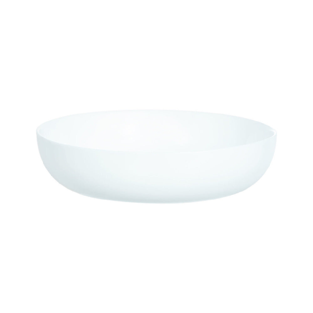 Arc Cardinal P9771 Arcoroc Evolutions White Bowl 47.0 Oz (D:9.88'') Fluorosilicate Opal Glass