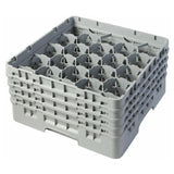 Cambro 20S800151 Camrack® Glass Rack With (4) Soft Gray Extenders Full Size