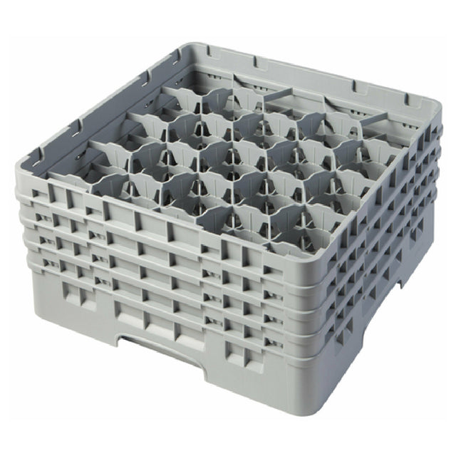 Cambro 20S800151 Camrack® Glass Rack With (4) Soft Gray Extenders Full Size
