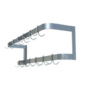 Sapphire Manufacturing SM-WR96 Pot Rack Wall-mounted Double Bar Design