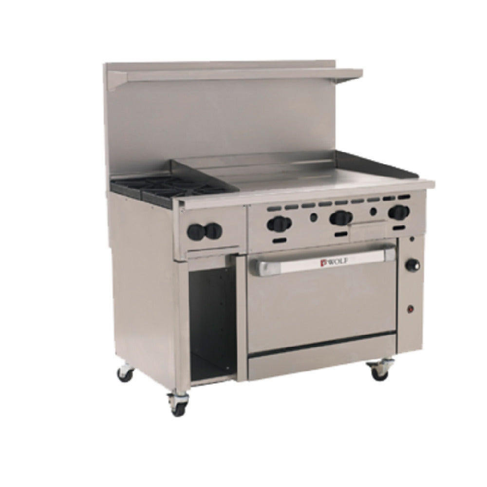 Wolf C48S-2B36GT_LP Challenger XL™ Restaurant Range Gas 48"