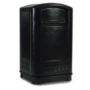 Rubbermaid FG396400BLA Plaza™ Container 50 Gallon 24-3/4"W X 25-1/4"D X 42-1/8"H