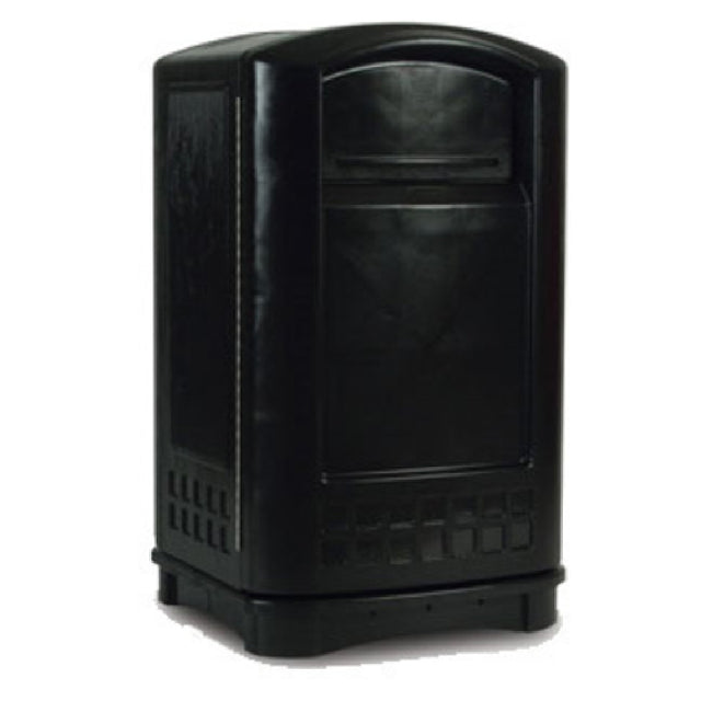 Rubbermaid FG396400BLA Plaza™ Container 50 Gallon 24-3/4"W X 25-1/4"D X 42-1/8"H
