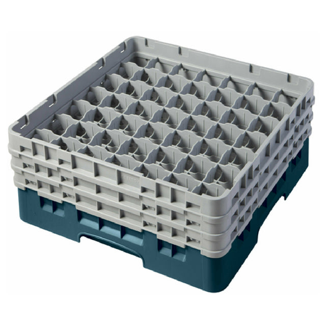 Cambro 49S638414 Camrack® Glass Rack With (3) Soft Gray Extenders Full Size