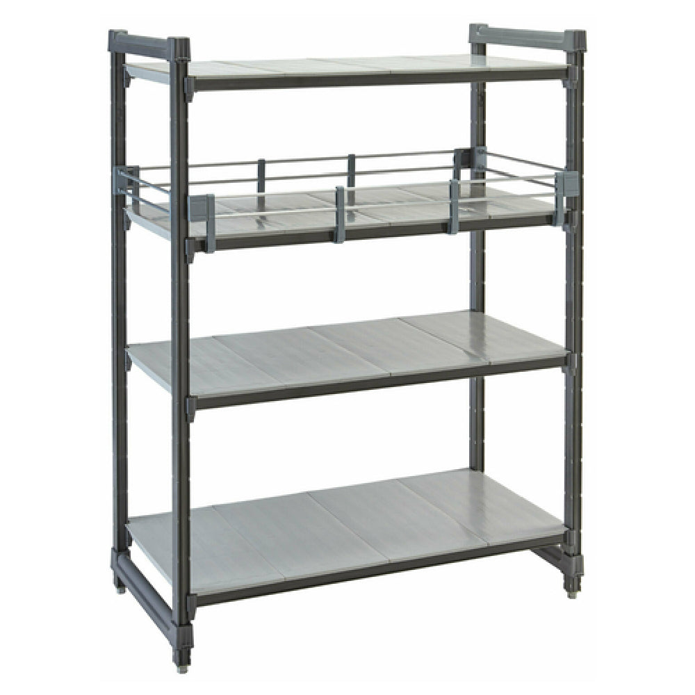 Cambro ESR21483151 Camshelving® Elements Three-Quarter Shelf Rail Kit 21"W X 48"L X 4-1/4"H