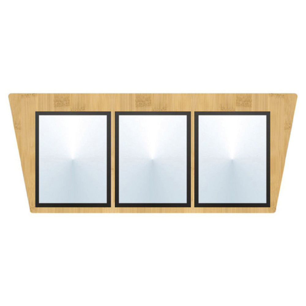 Hubert 76873 - Menu Board, 3-pocket, Wall-mount