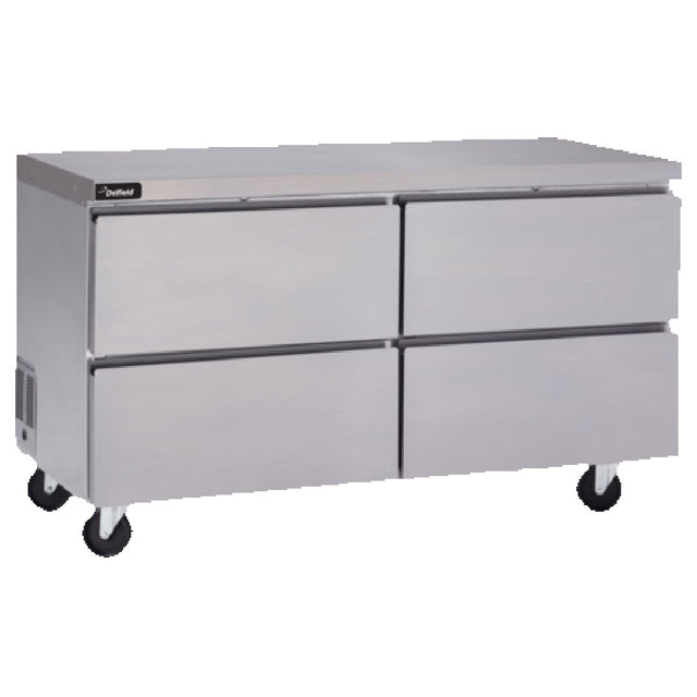 Delfield GUF60P-D Coolscapes® Undercounter/Worktable Freezer Two-section 60" W