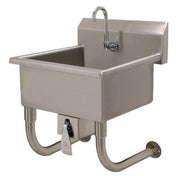 Advance Tabco FS-WM-2519KV - Service Sink, Splash Mount Faucet Provision, Wall Mounted