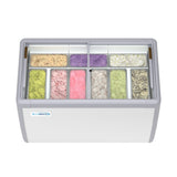 Koolmore KM-GDC-49SD - Gelato Dipping Cabinet Display Freezer, 50"W, 13 Cu. Ft. Capacity