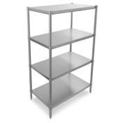 John Boos SUS-244236-2 Dry Storage Shelving Unit 42"W X 24"D X 36"H (2) Adjustable Shelves
