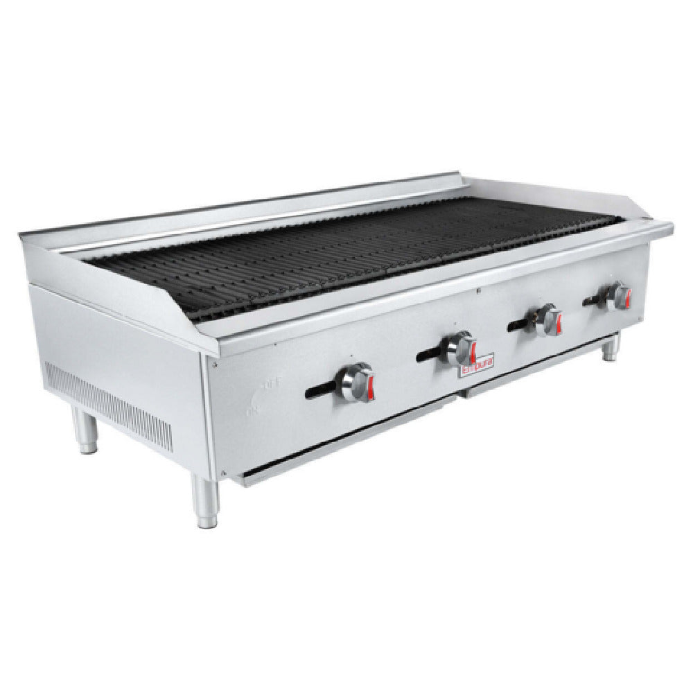 Empura ECB-48S - Standard Duty Gas Charbroiler, Natural Gas, 48"W X 26"D X 15-7/8"H