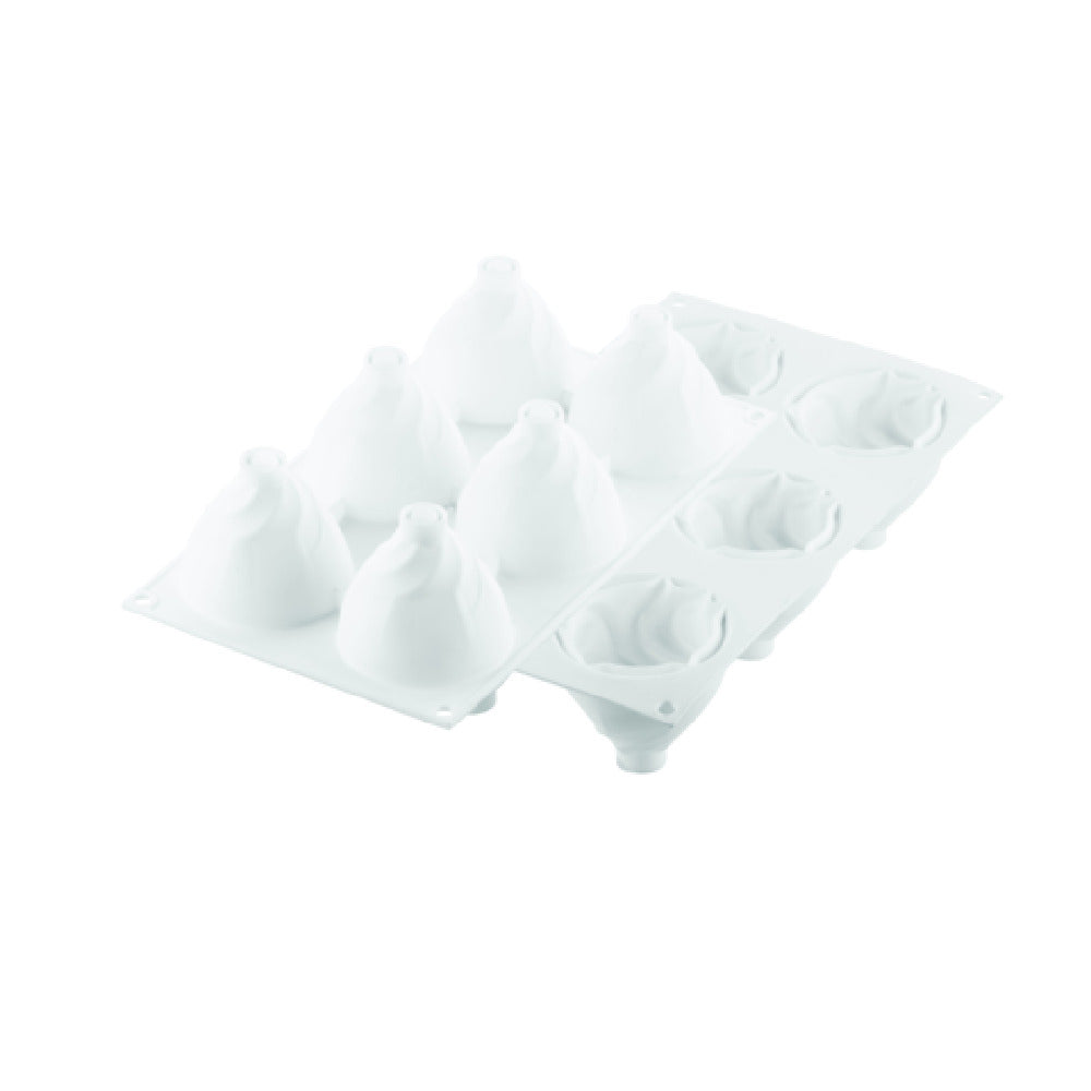 Louis Tellier CURVE CHANTL120 Silicone Mould 2.89"dia. X 2.55"H Dishwasher Safe