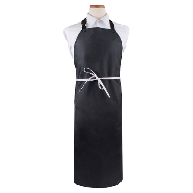 John Ritzenthaler Company CLNPBIANBK-1 Ritz® Chef's Line® Bib Apron 30" X 43" Long No Pocket