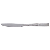 International Tableware SP-331 Dinner Knife 9-1/4"L Stainless Steel 18/0 Hammered Finish 1pc Hndl