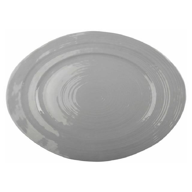 Elite Global Solutions M16512OV-G Serving Dish 16-1/2"L X 12"W X 1-1/2"H Irregular Oval