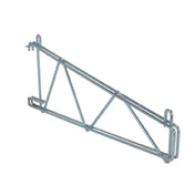 1880 Hospitality FWMSB21CH Focus Foodservice EZ-Wall™ Shelf Mount Single For 21"W Shelves