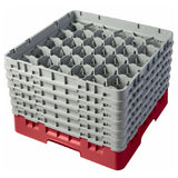 Cambro 30S1114163 Camrack® Glass Rack With (6) Soft Gray Extenders Full Size