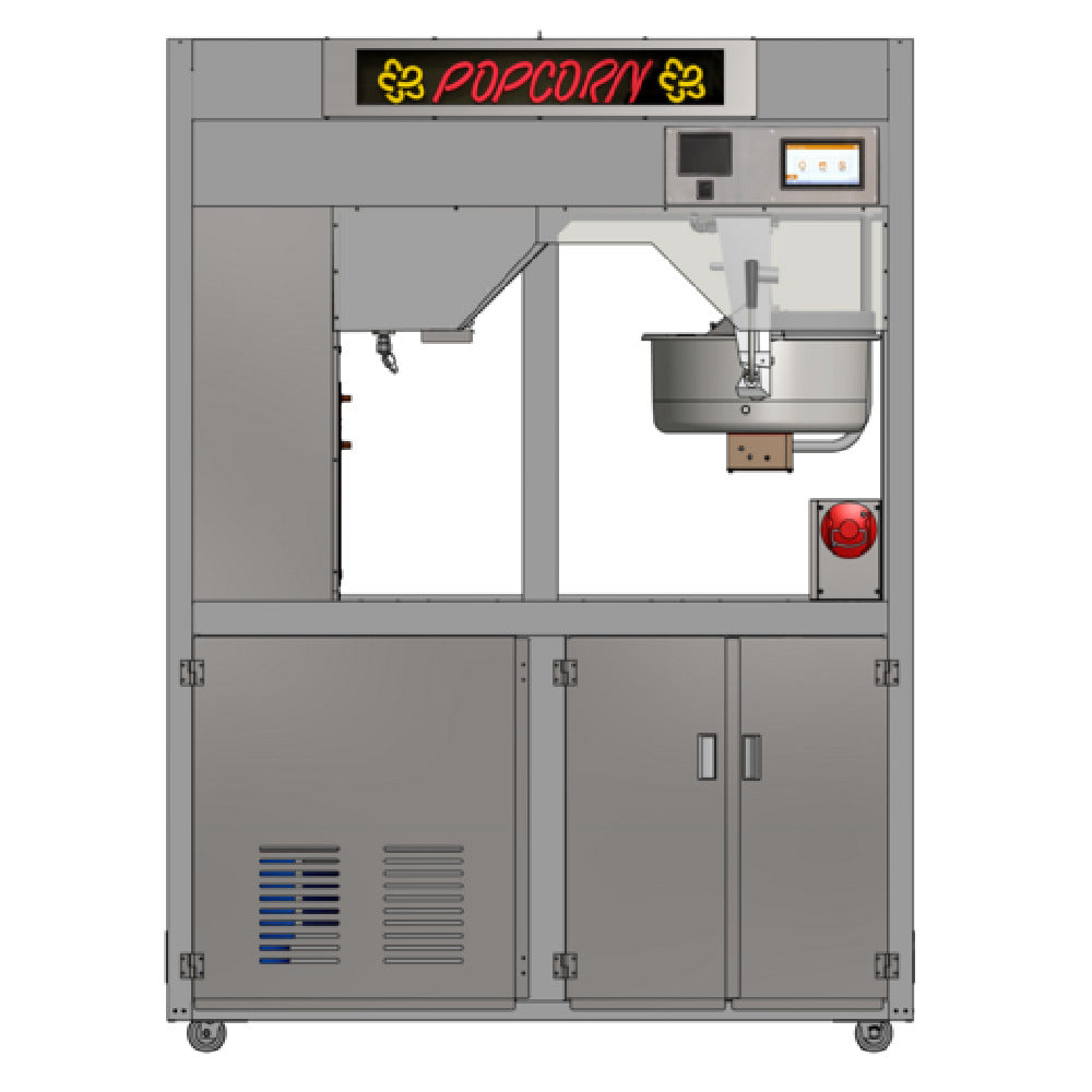 Gold Medal 2860-00-831 - PopClean® 32 Oz. Popcorn Machine (60") With Downdraft HEPA Filtration System