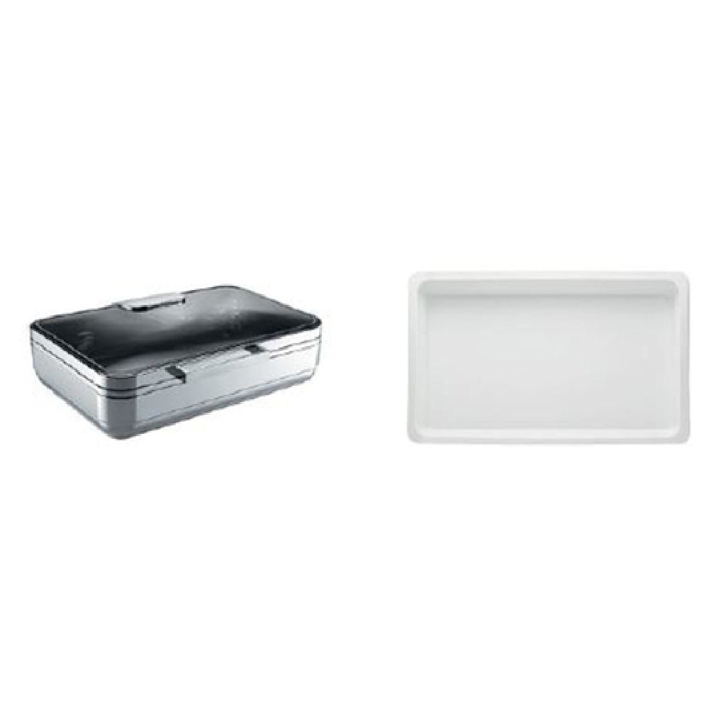 BauscherHepp 55.0129.6011 Chafing Dish Promo Kit Includes: (1) Manhattan 1/1 GN Induction Chafing Dish (55.0129.6040) & (3) 247 Oz.