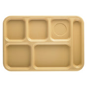 Cambro BCT1014161 Budget School Tray 6-compartment 10" X 14-1/2"