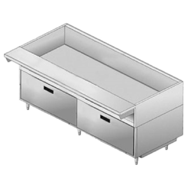 Delfield F17DD64 Equipment Stand 64" Long Drawer Base With (2) 32" Drawers