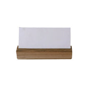 Steelite DWFB11524AG Small Card Holder 1" X 1" X 3.5"H Wood