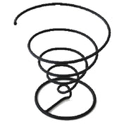 GET Enterprises 4-32805 Fry Cone Basket 7" Dia. X 7"H Iron Polyethylene Coated