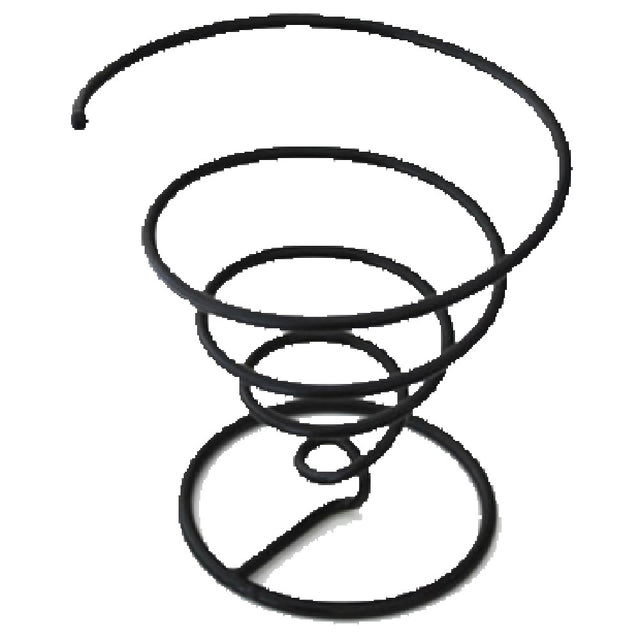 GET Enterprises 4-32805 Fry Cone Basket 7" Dia. X 7"H Iron Polyethylene Coated