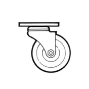 Channel CPS45U Accessories Caster Replacement Plate Swivel