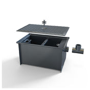 NBR Equipment GI-100 Grease Interceptor Trap 100 Lbs. Grease Capacity 50 Gallons Per Minute