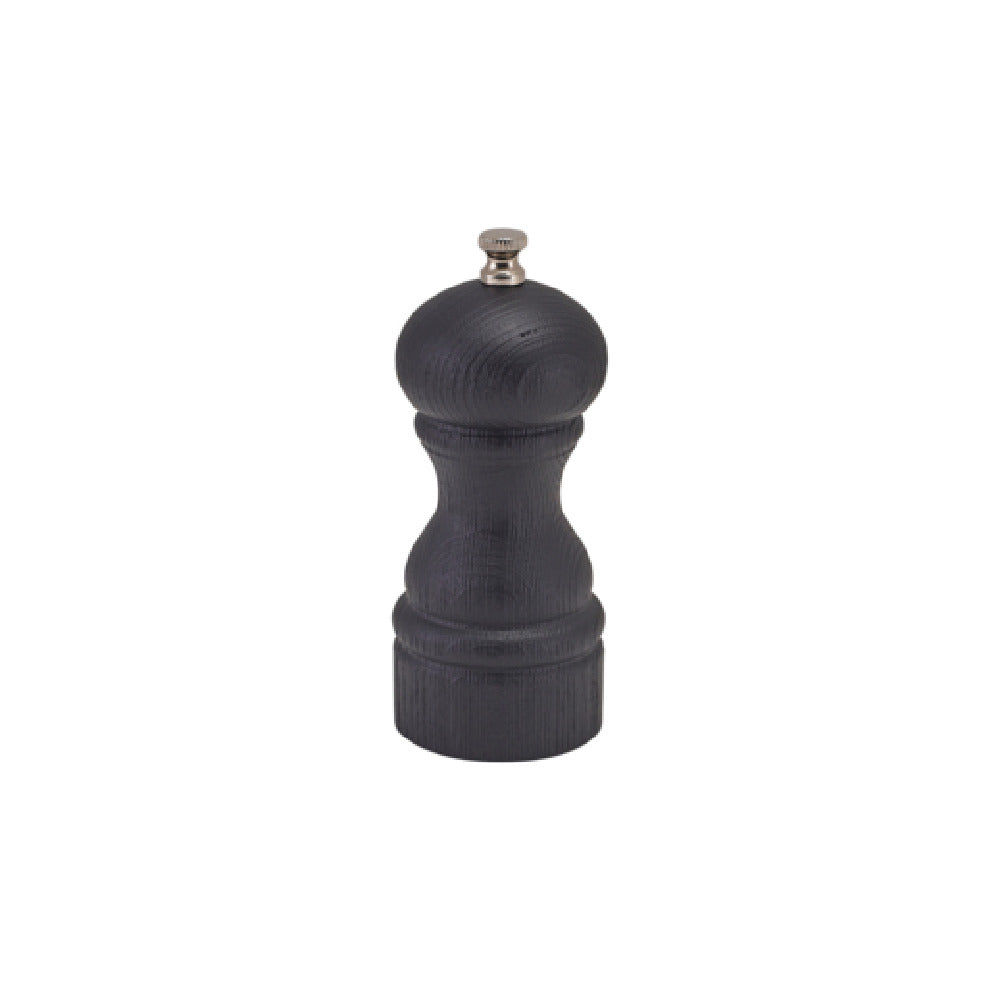 Steelite GWSPWDG13BLK - Salt Or PepperMill, 5.125", Deep Grain Black