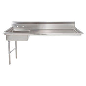Omcan 40191 (40191) Soiled Dishtable Undercounter 62"W X 30"D X 44"H