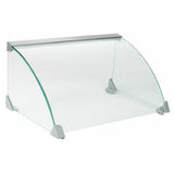 Winco EHDG-5SG Spectrum™ Hot Dog Grill Sneeze Guard 19-7/8"W X 9-1/4"D X 8-3/16"H