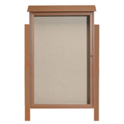 Aarco PLD5438DPP-5 Message Center 38"W X 54"H Freestanding