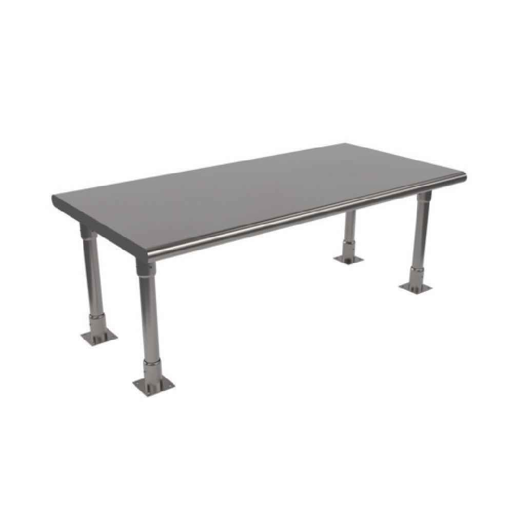 BK Resources BK-OSS-2448BN Single Overshelf Table Mount 48"W X 24"D