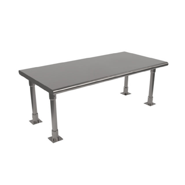 BK Resources BK-OSS-2448BN Single Overshelf Table Mount 48"W X 24"D
