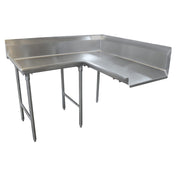 Advance Tabco DTC-K70-60L Korner Clean Dishtable L-shaped Attaches To Left Of Dish Machine Operator