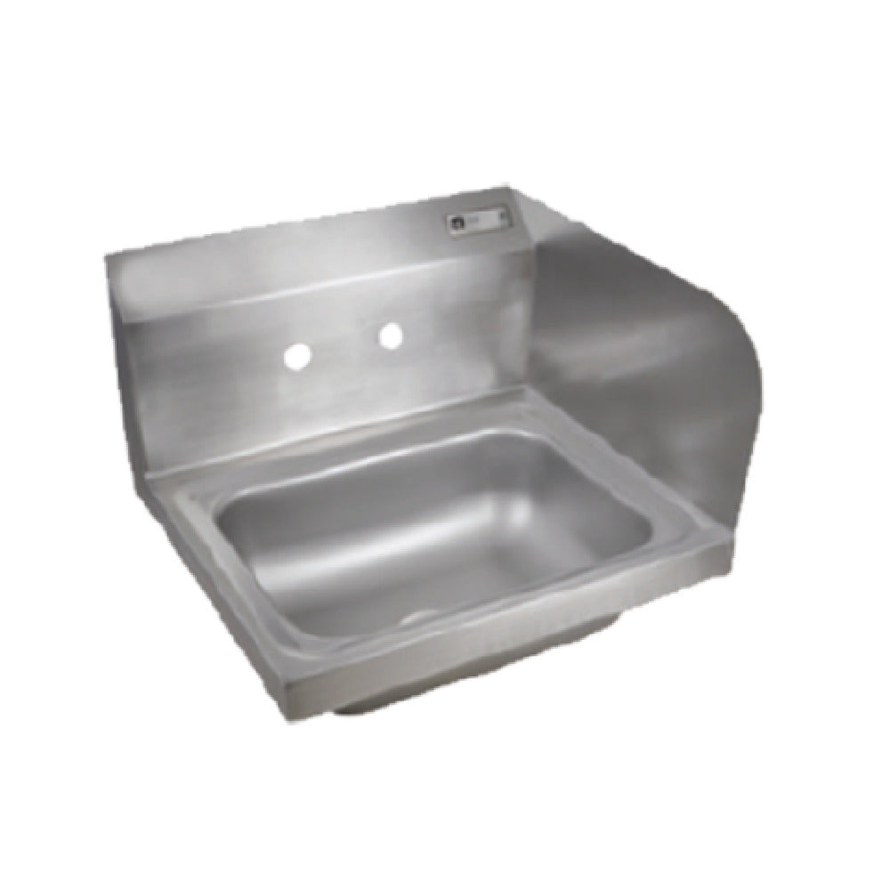 John Boos PBHS-W-1410-SSR-X Pro-Bowl Hand Sink Wall Mount 14"W X 10" Front-to-back X 5" Deep Bowl