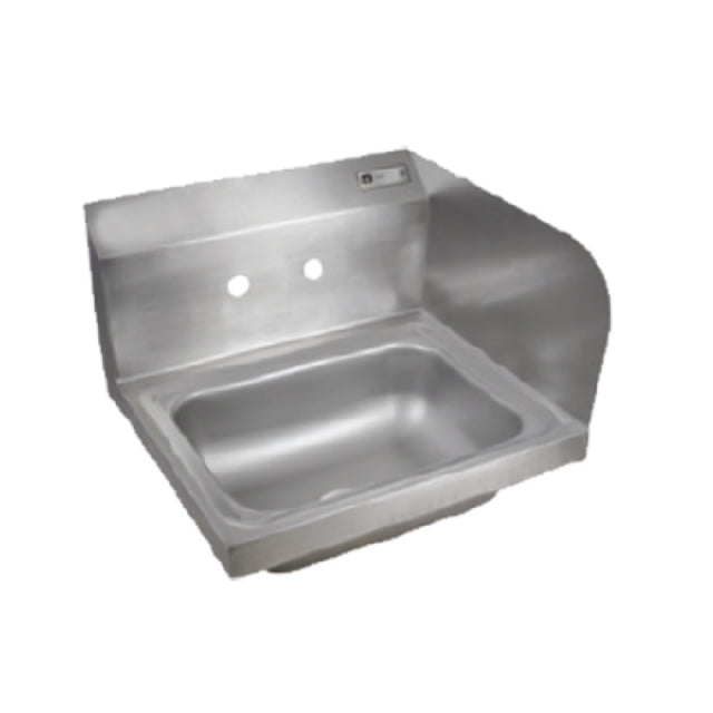 John Boos PBHS-W-1410-SSR-X Pro-Bowl Hand Sink Wall Mount 14"W X 10" Front-to-back X 5" Deep Bowl
