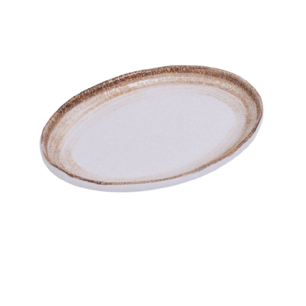 Yanco RO-2308 Rockeye-2 Platter 8"L X 5-1/2”W X 3/4"H Oval
