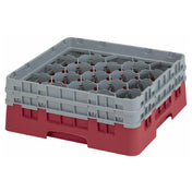 Cambro 20S434416 Camrack® Glass Rack With (2) Soft Gray Extenders Full Size