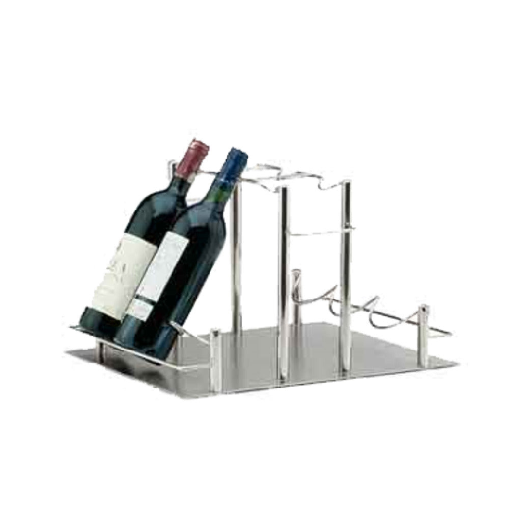 BauscherHepp 30.7928.0010 Bottle Holder For (6) Bottles 18/10 Stainless Steel