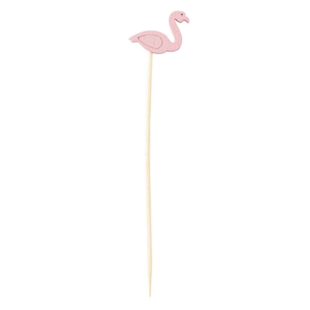 TableCraft Products 11202 - Decorative Picks, Flamingo, 5/8" X 1/4" X 4-1/2"