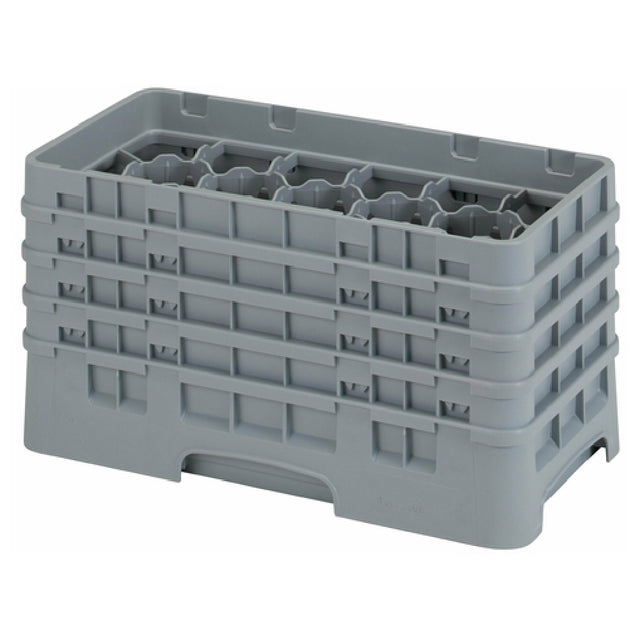Cambro 17HS800151 Camrack® Glass Rack With (4) Soft Gray Extenders Half Size